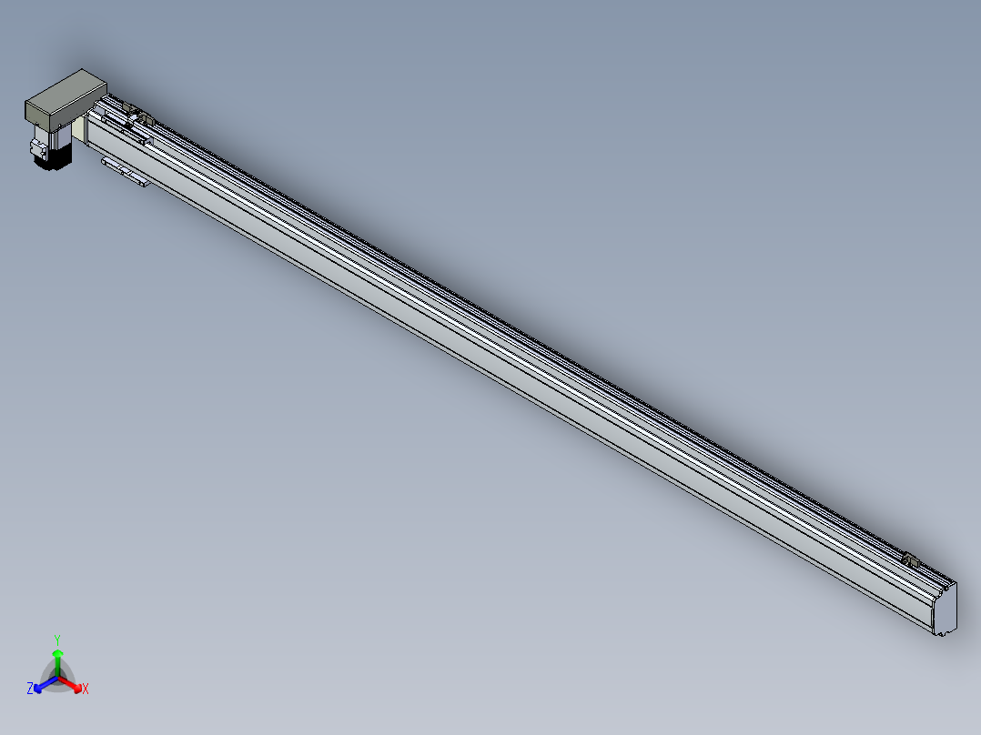 同步带滑台-半封闭B10H-L45-S2000-RU-P40-D3