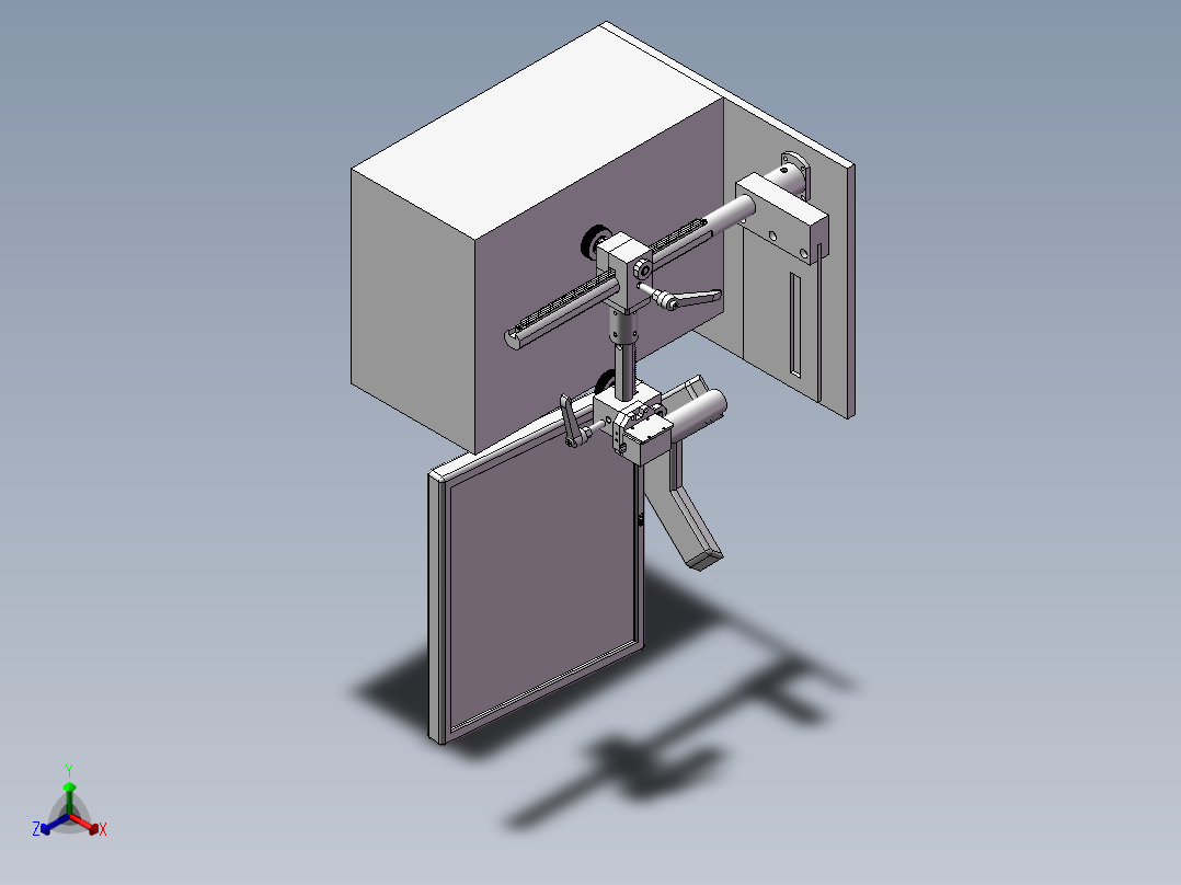 手动CCD500W 非标正等轴测图