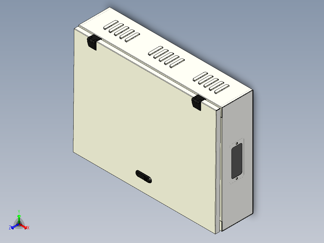 电器柜 电控柜 (51) 机械设计素材正等轴测图