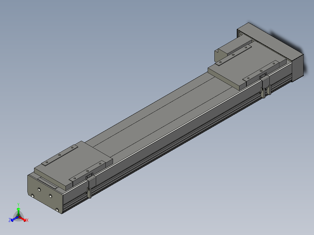 直线模组LHC17-S800-L设计图纸