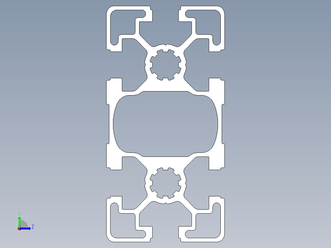 型材-BR 45X90L KJN992432.STEP左视图