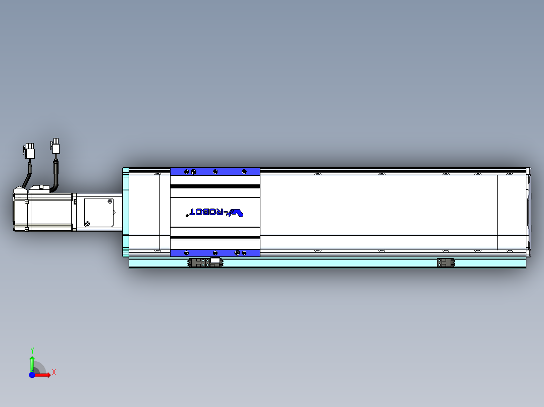 VF丝杆传动-一般环境VF14-Lxx-C-S350-BC-ZP40-C3前视图