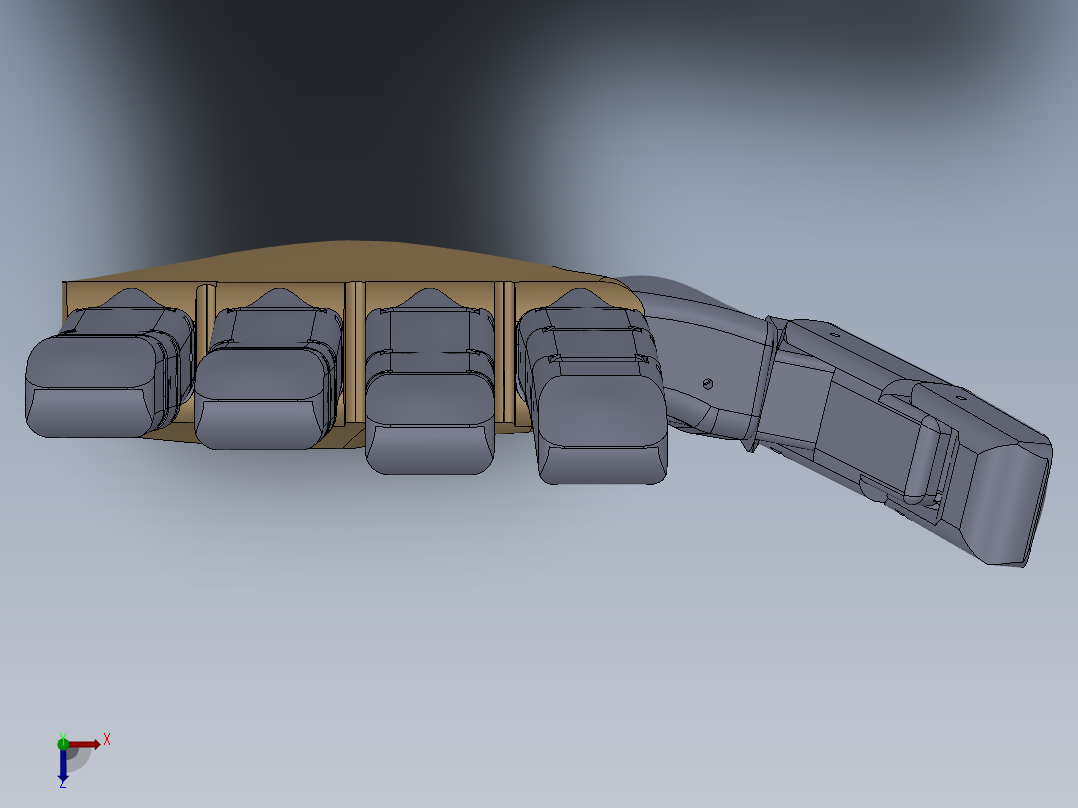 仿生机械手 (48)俯视图