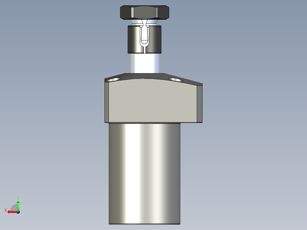 KOSMEKLHS0360-SL多系列多零件图纸模型后视图