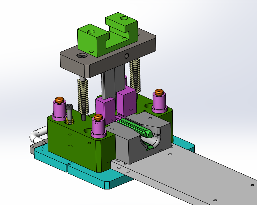 A20导槽双工位机架sw18可编辑
