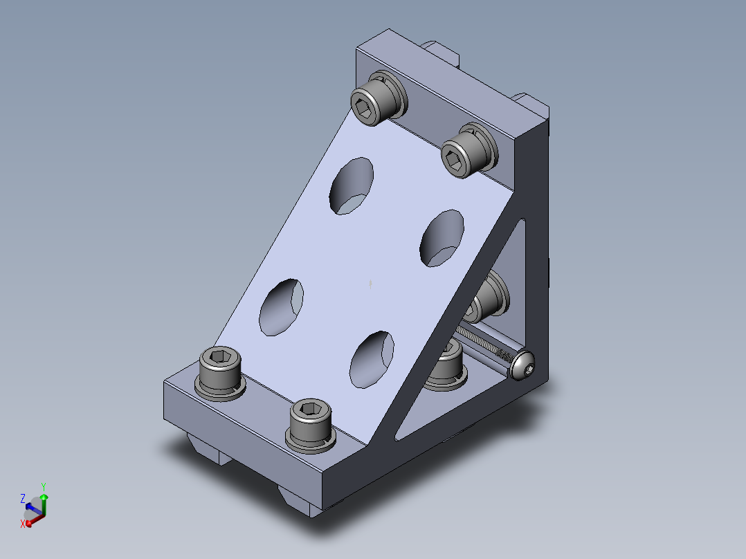 铝型材及其附件3.31.100.40.80.M5.ST正等轴测图