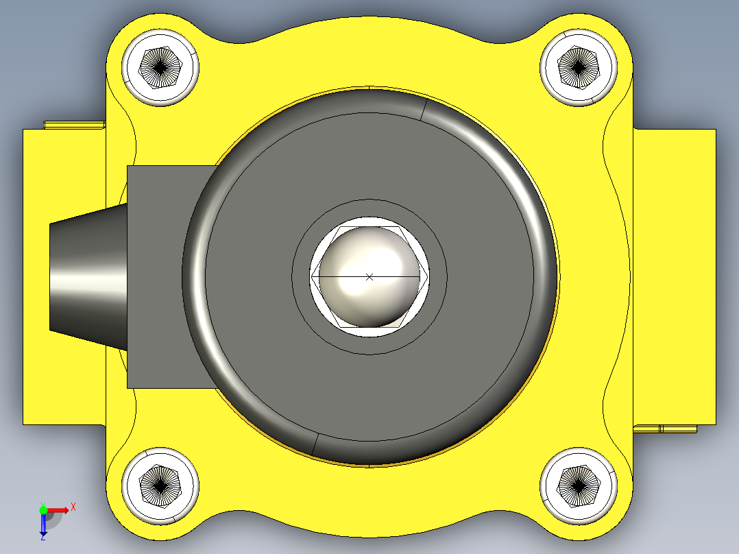 阀门模型-DN25______俯视图