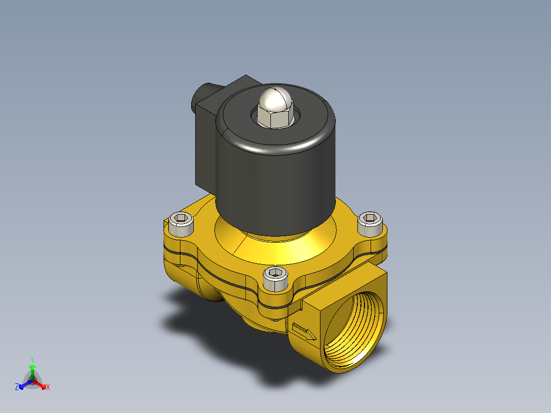 阀门模型-DN25______正等轴测图