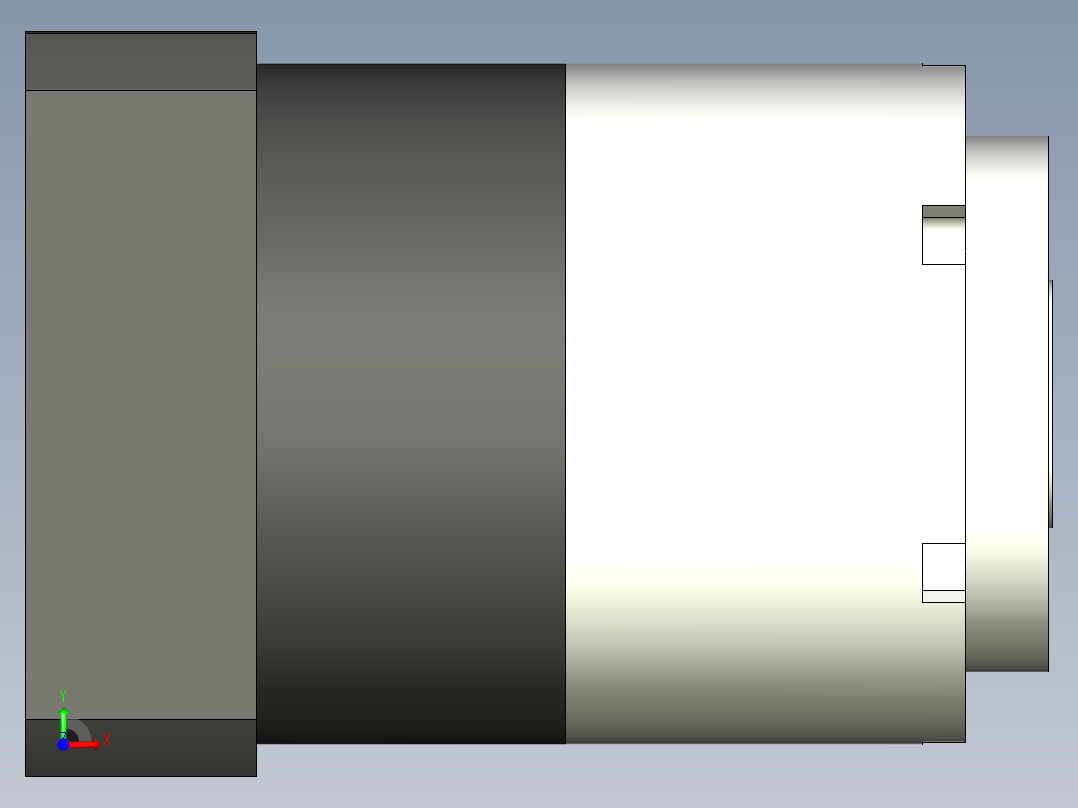 直齿孔PLE160-L1 42-114.3-200-M12.stp前视图
