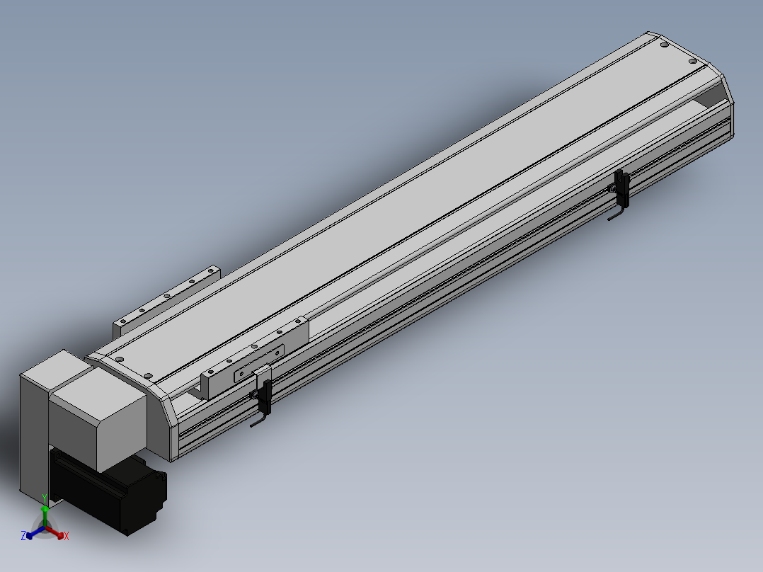 精密模组MT140-L110-500-LD-M40-C4正等轴测图