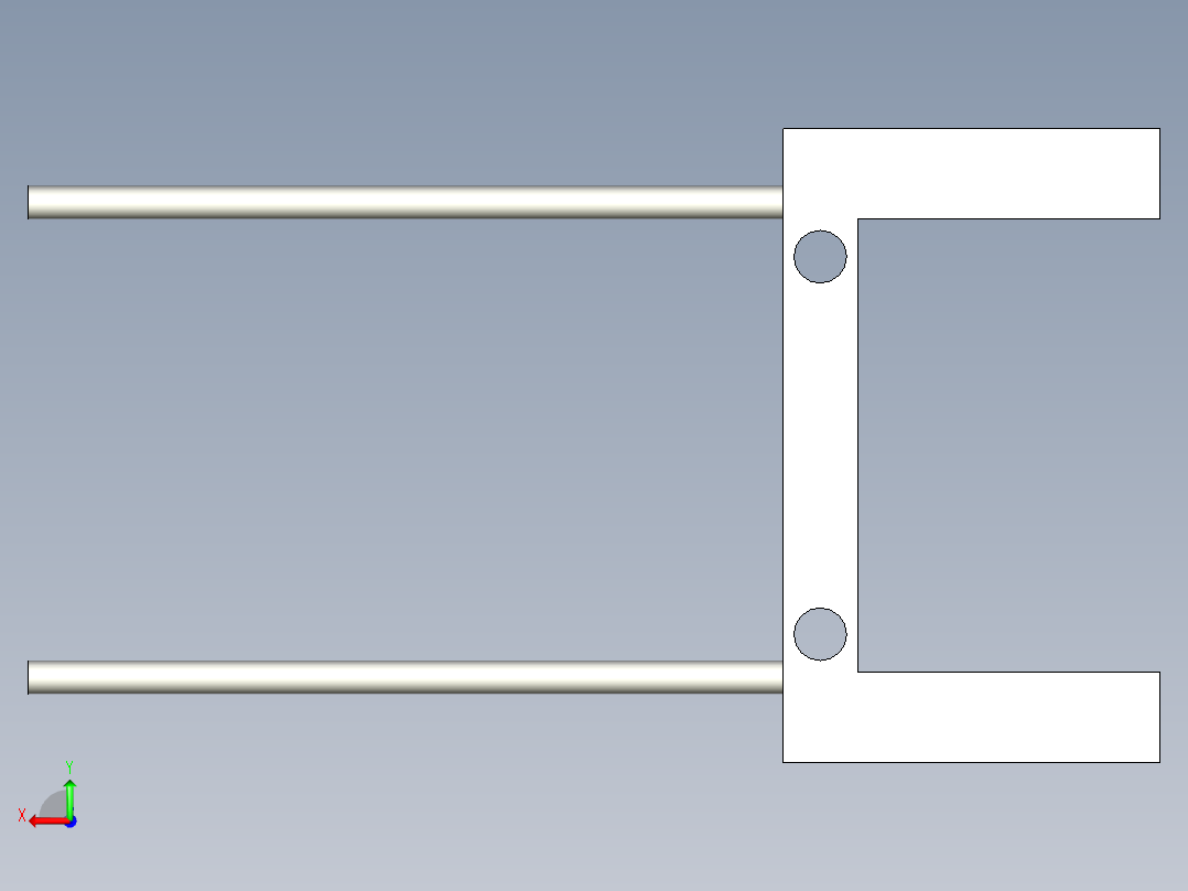 槽型光纤FT-U84后视图