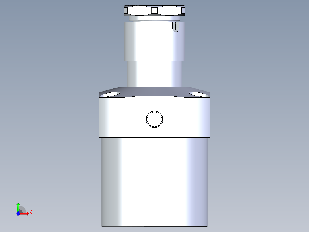 KOSMEKLG1050-SR-Y45多系列多零件图纸模型前视图