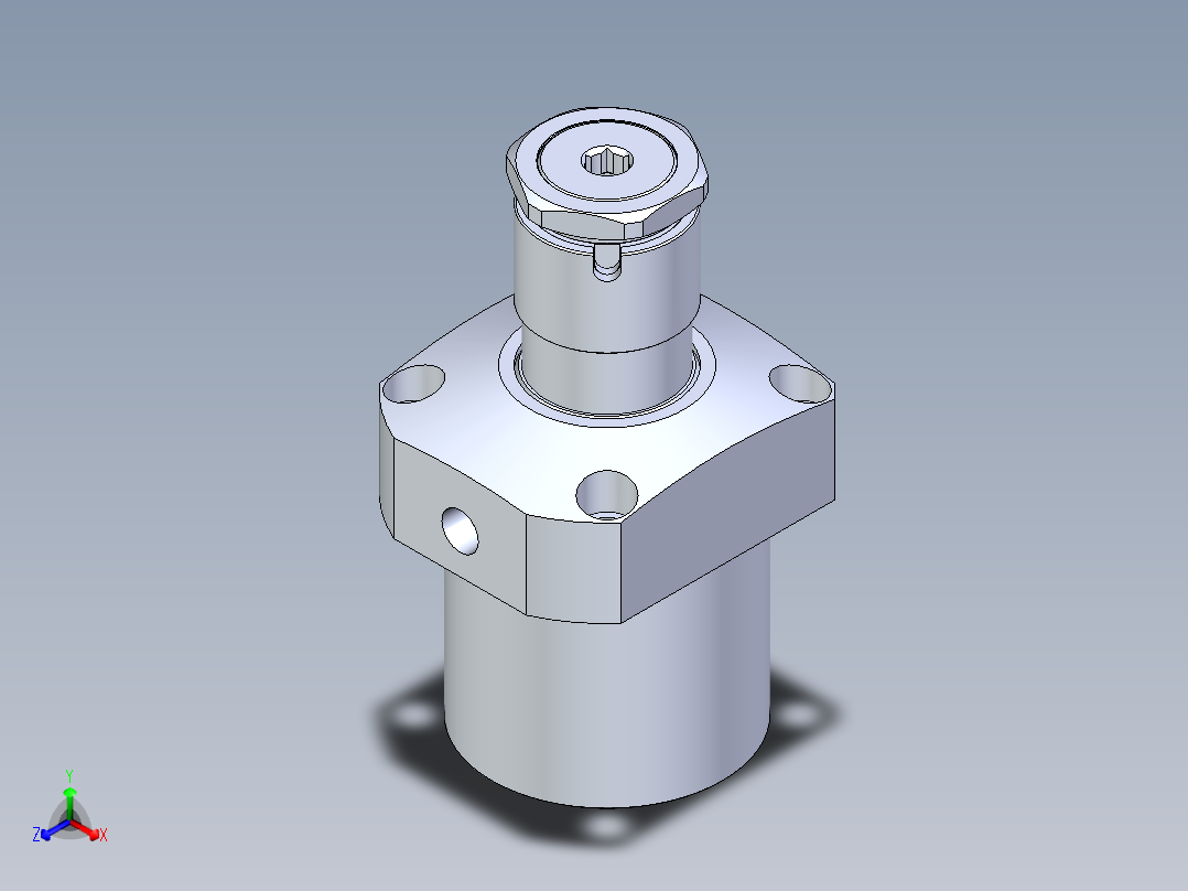 KOSMEKLG1050-SR-Y45多系列多零件图纸模型正等轴测图