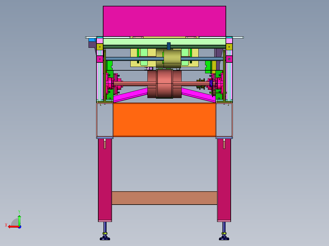 地板边缘自动封蜡机后视图