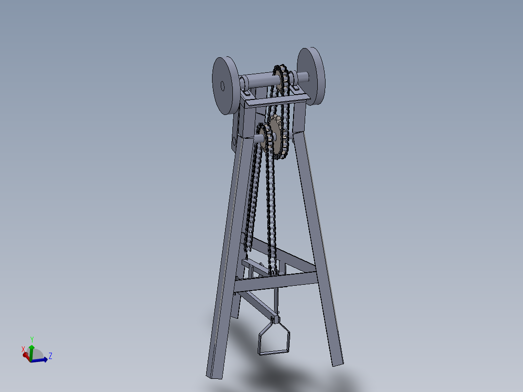 脚踏式磨床结构<span style='color: red'>3D</span>图纸 Solidworks设计