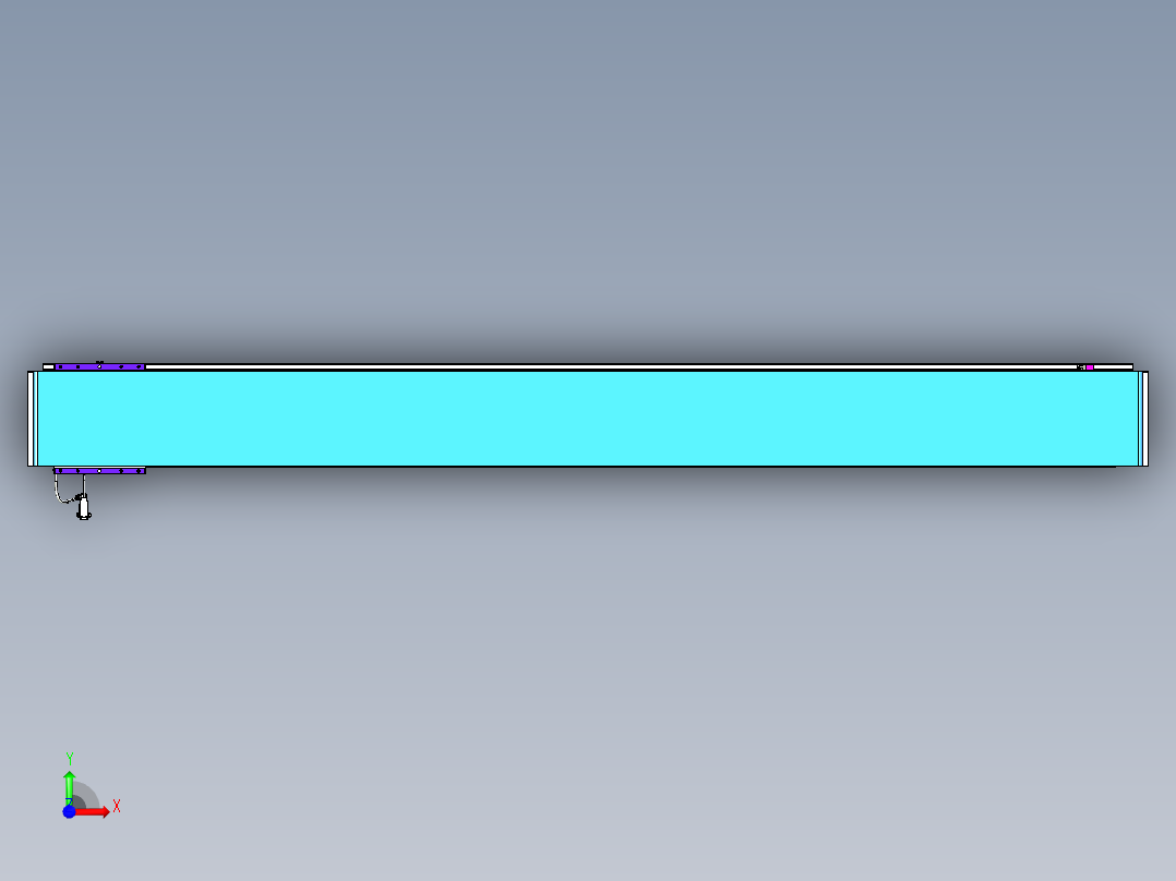 威洛博VL系列直线电机模组-VL22H3-S2250前视图