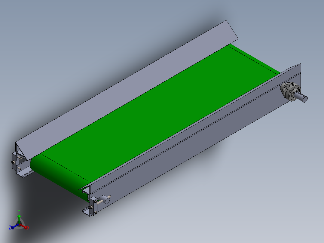 皮带输送机 (78)正等轴测图