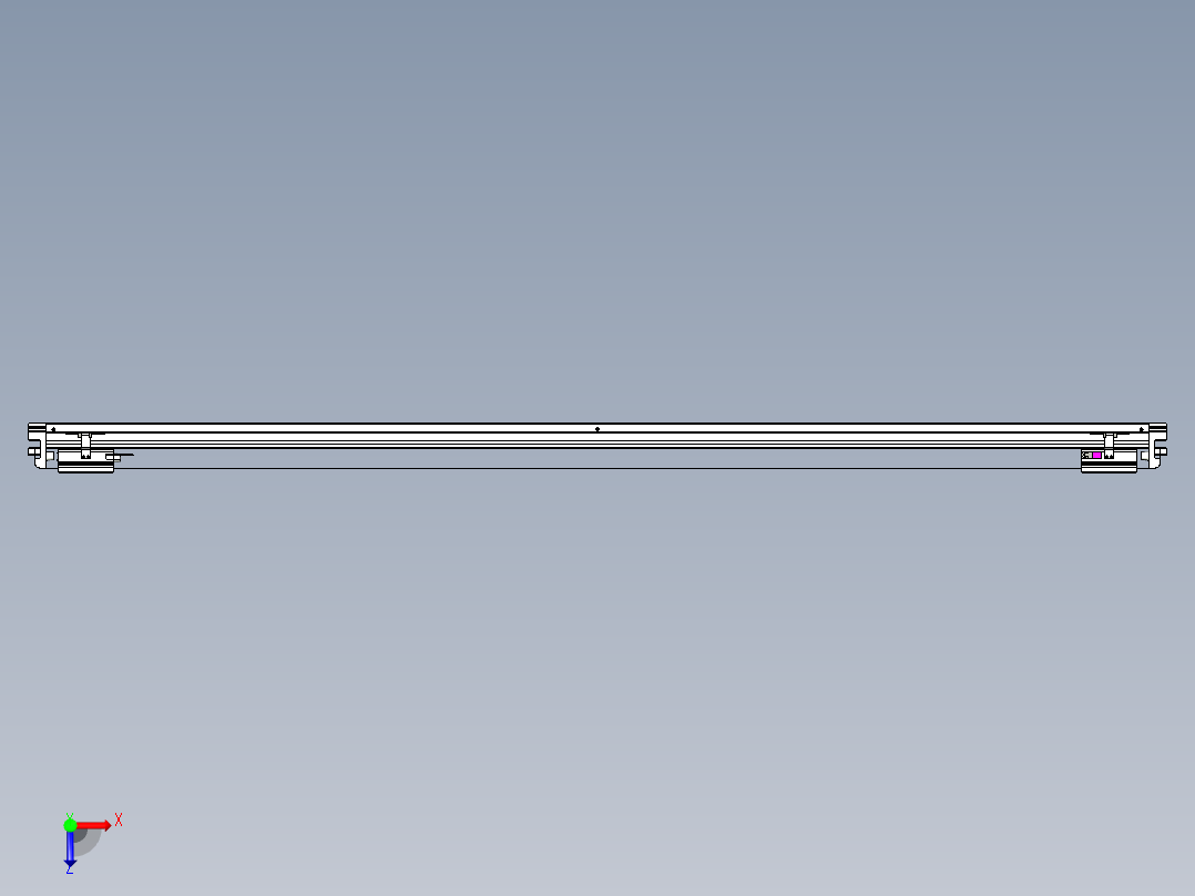 威洛博VL系列3d模型模组2VL22H1Y-S1900俯视图