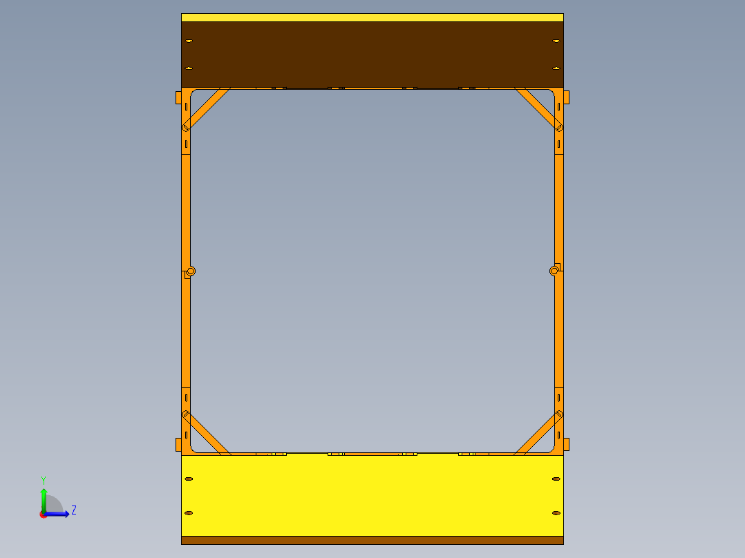 集装箱建模左视图