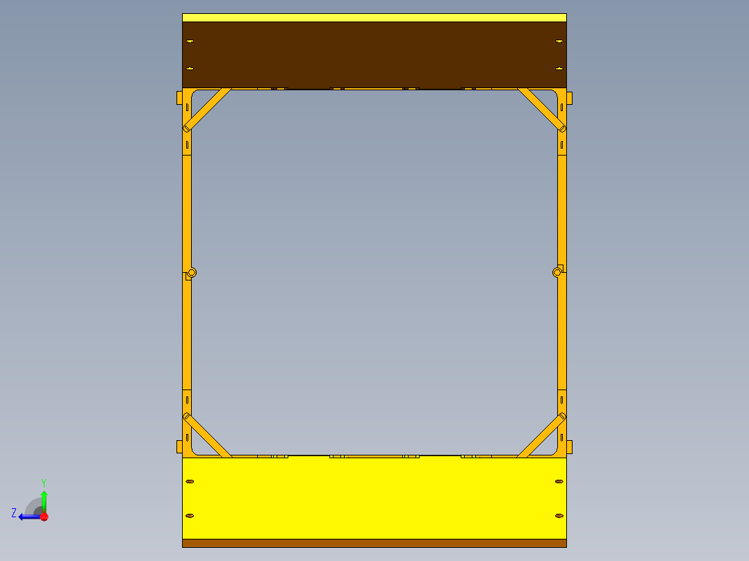 集装箱建模右视图