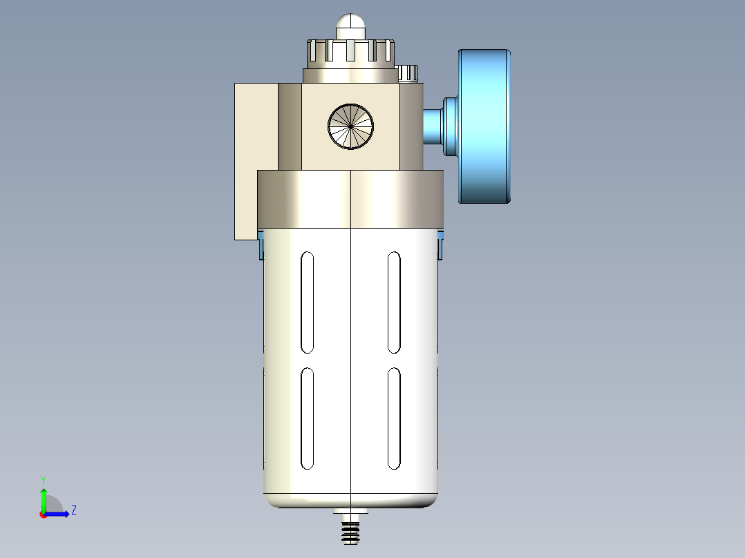 油水分离器AC AFC BC BFC系列10款左视图