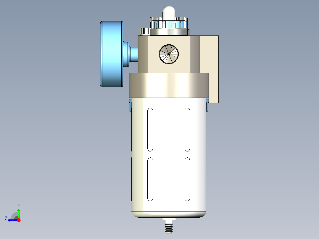 油水分离器AC AFC BC BFC系列10款右视图
