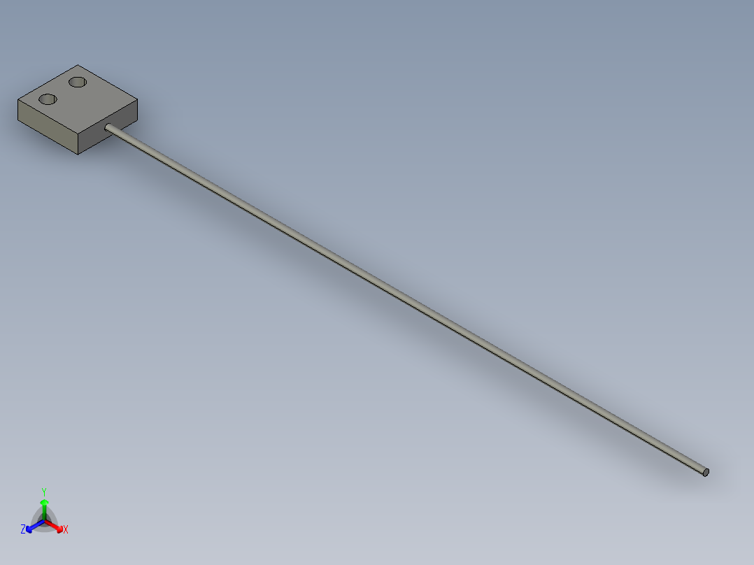 基恩士FU-51TZ_kc图纸模型正等轴测图