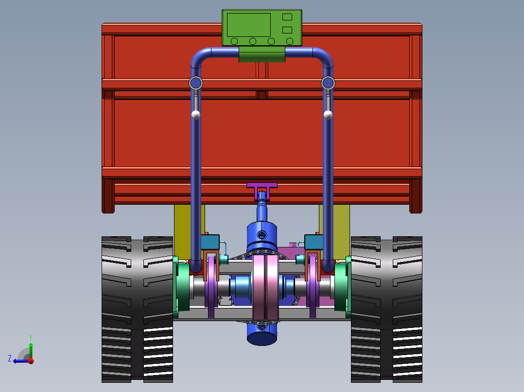 履带式装运车SW三维==1467950==200右视图