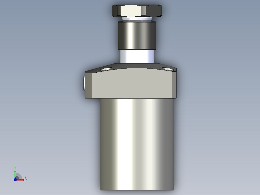 KOSMEKLHS0650-GL-Y45多系列多零件图纸模型前视图