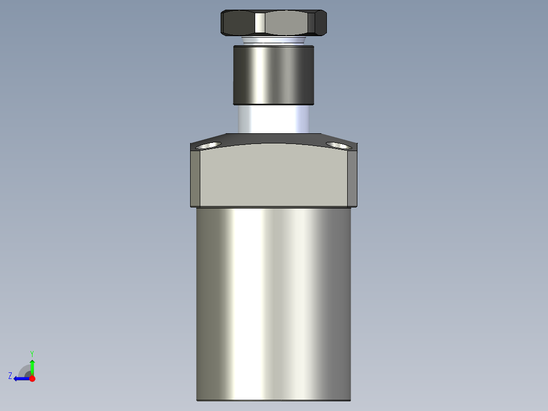 KOSMEKLHS0650-GL-Y45多系列多零件图纸模型右视图