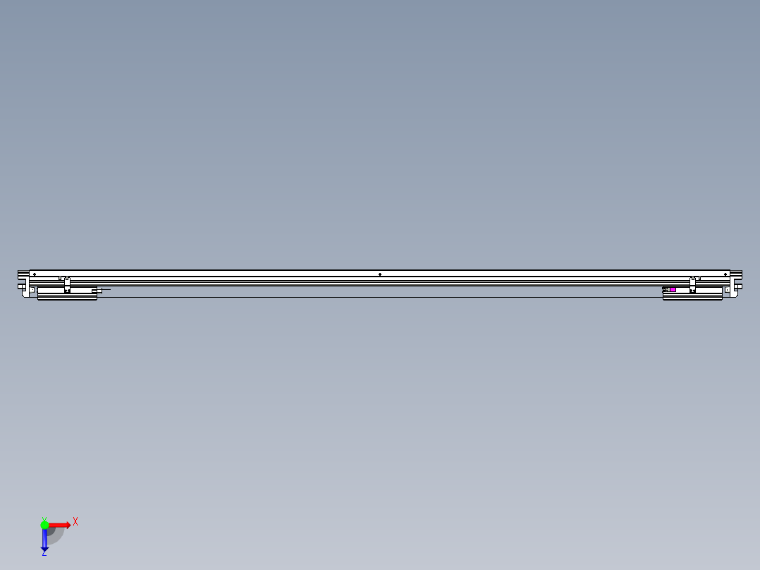 威洛博VL系列3d模型模组2VL17E2Y-S1700俯视图