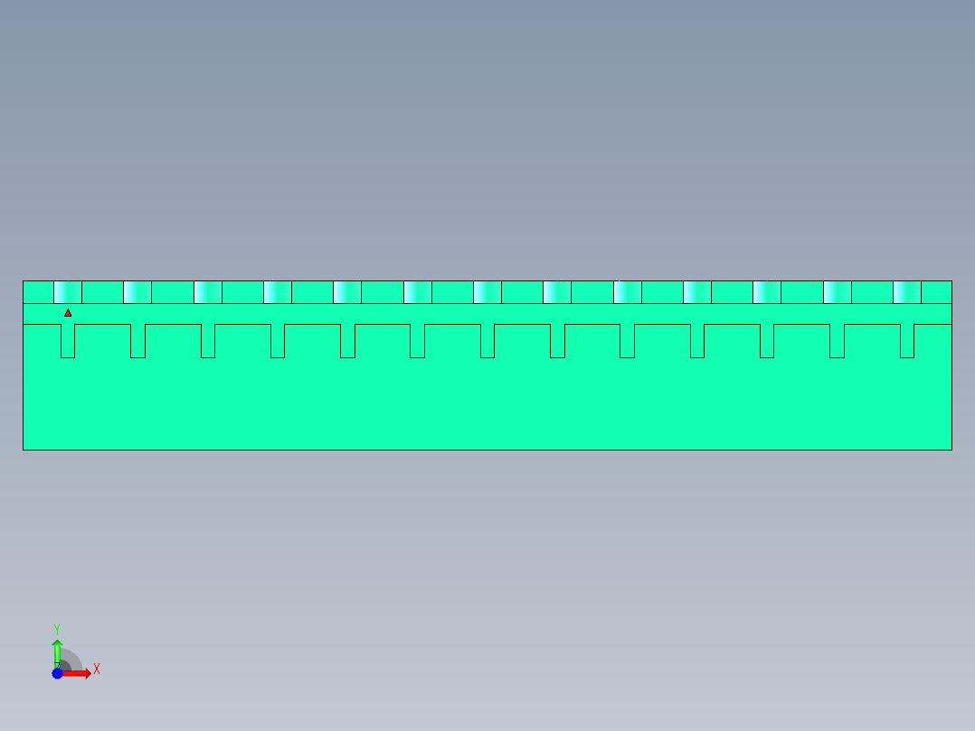 DEGSON 2EDG 系列 5.0mm 可插拔接线端子组-2EDGRC-5.0-13P-14-00AH前视图