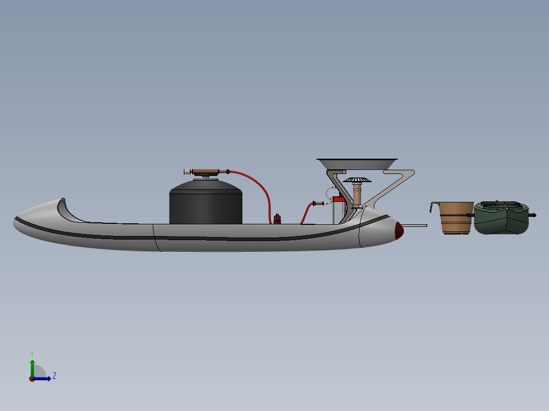 野营工具左视图
