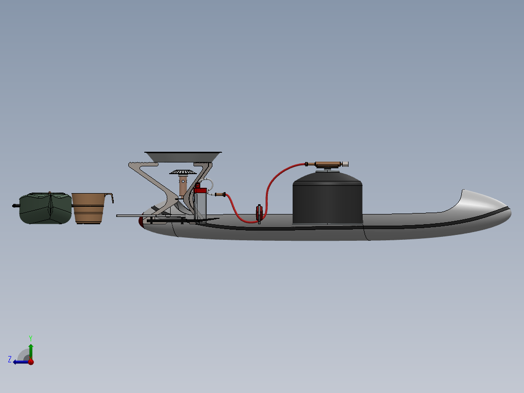 野营工具右视图