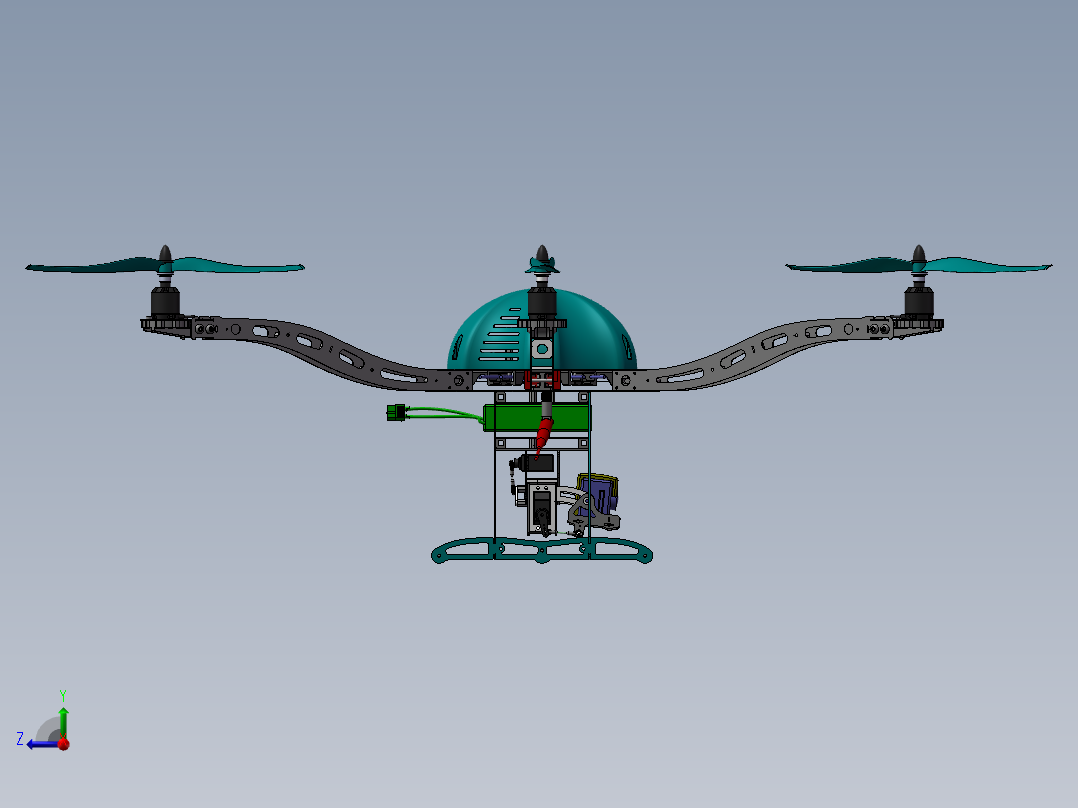 无人机001右视图