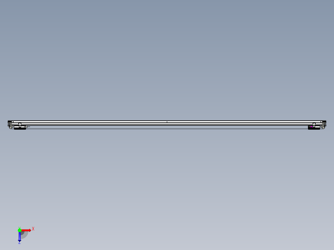 威洛博VL系列3d模型模组2VL14S1Y-S2650俯视图