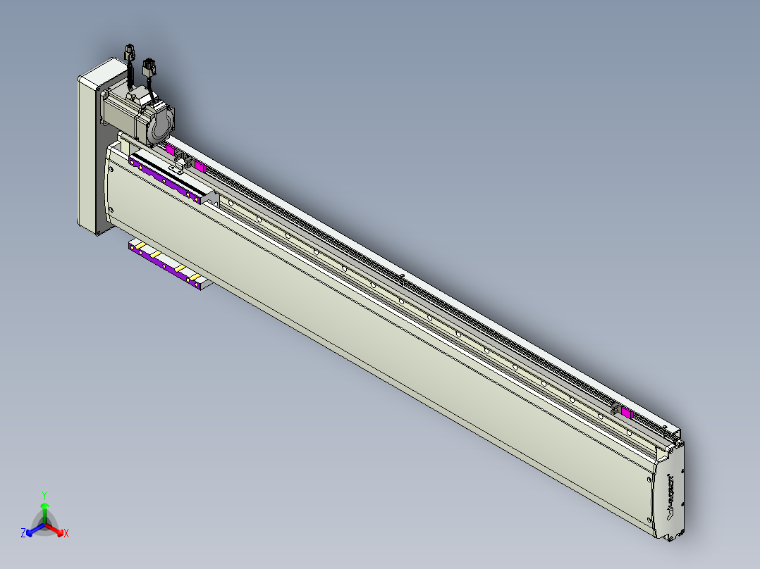 威洛博QF17-Lxx-C-S900-BR-ZP40-C3正等轴测图