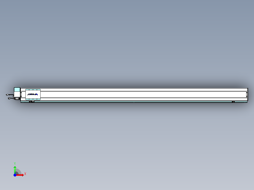 威洛博VBC同步带传动一无尘环境VBC14-L45-S2150-BRD-ZP40-C3前视图