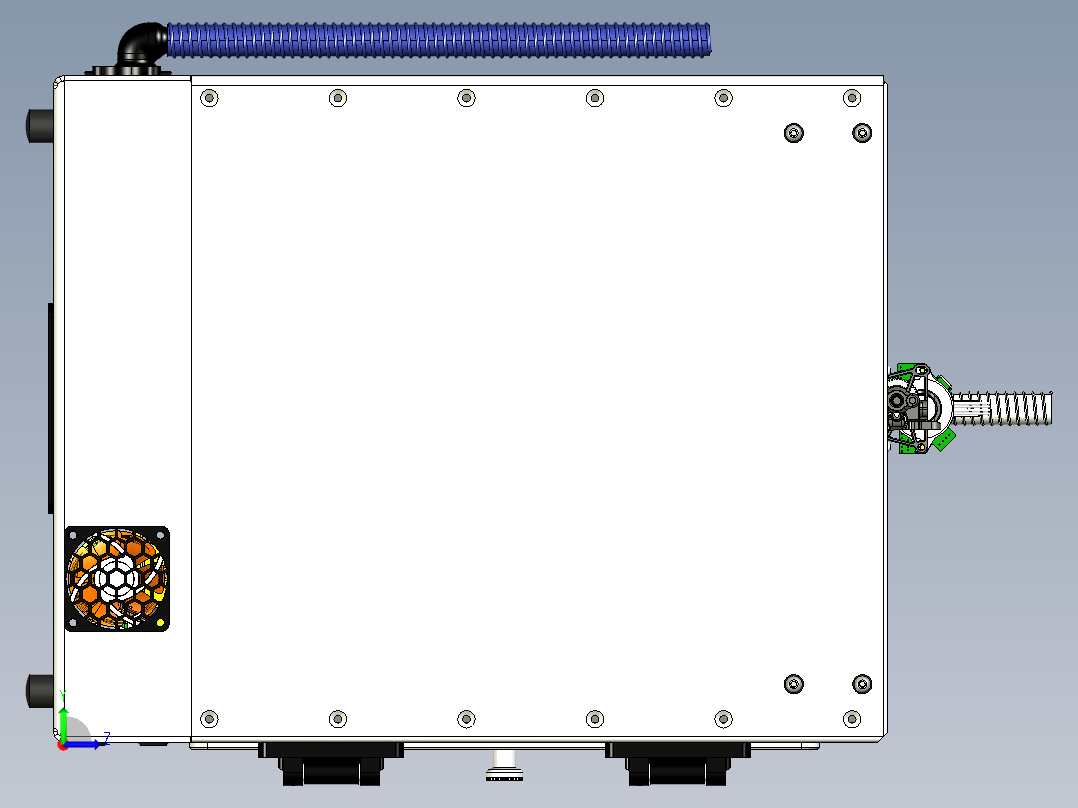 Artsy - Core-XY 3D 打印机左视图