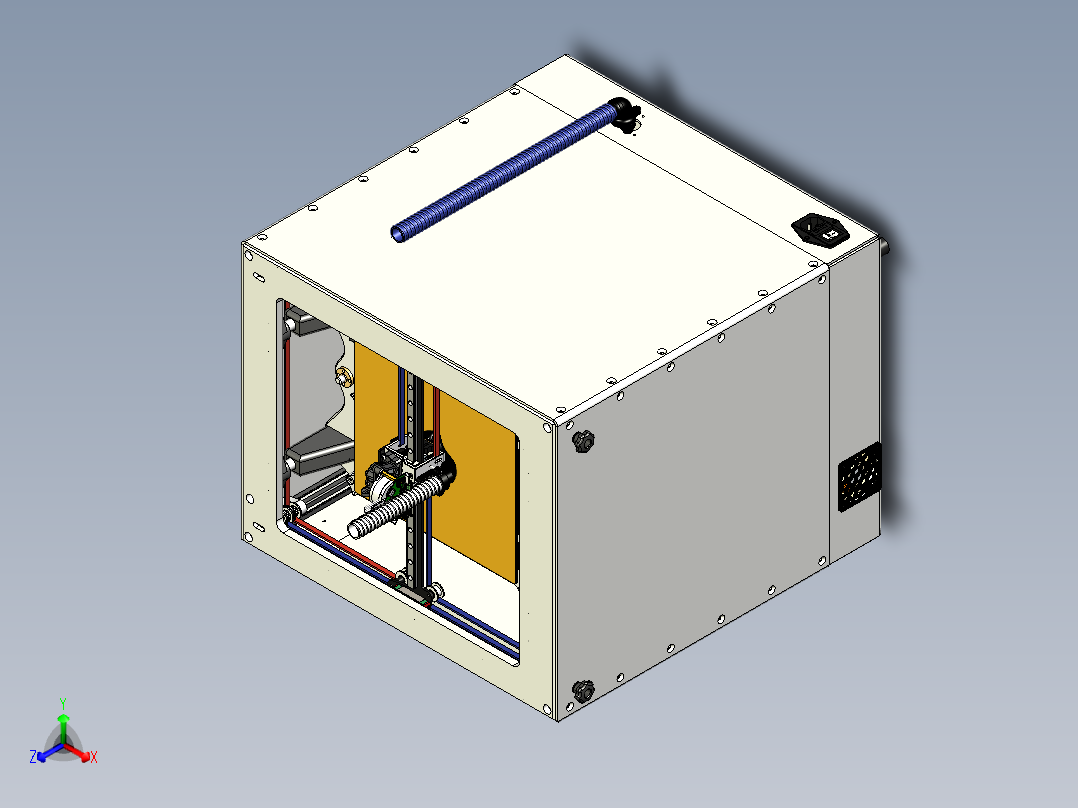 Artsy - Core-XY 3D 打印机正等轴测图