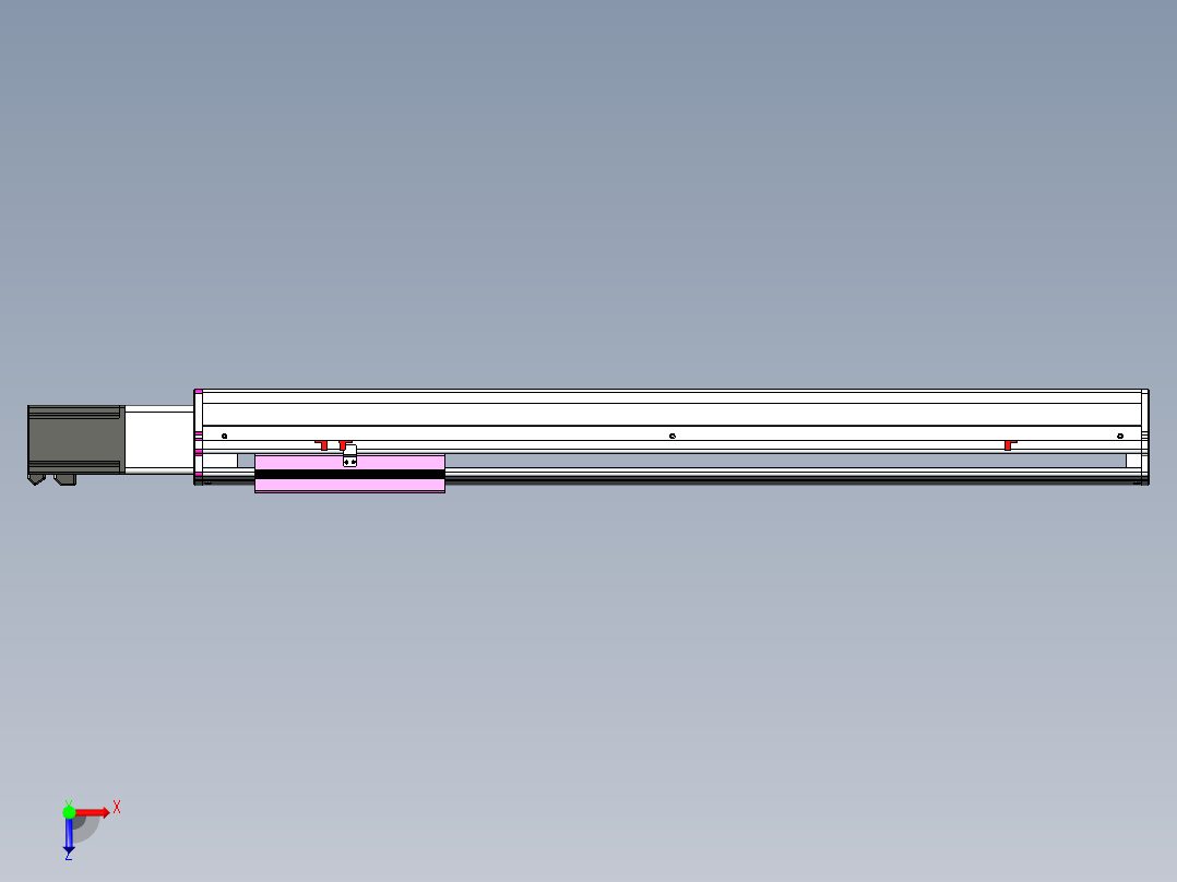 VF丝杆传动-一般环境VF22-L20-C-S750-BC-P75-C4俯视图