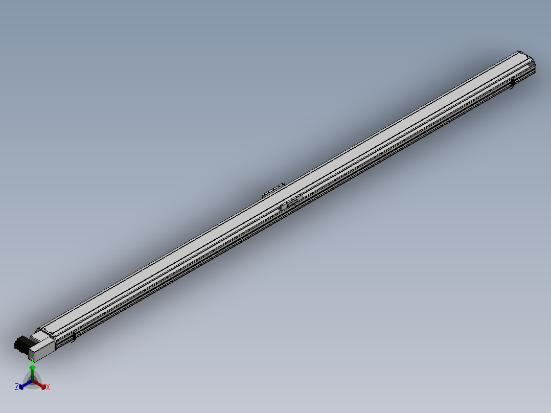 精密模组MT140-L110-3000-R-M40-C4正等轴测图