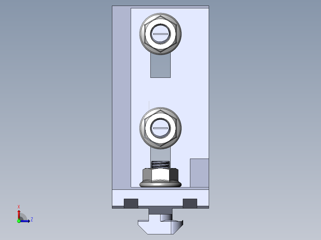 铝型材及其附件3.21.45.4590.STH前视图