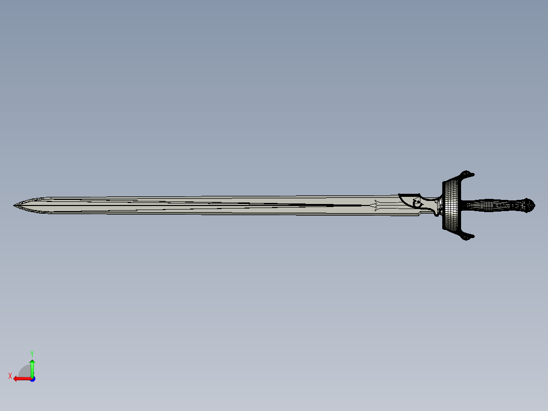 剑、宝剑(141)后视图