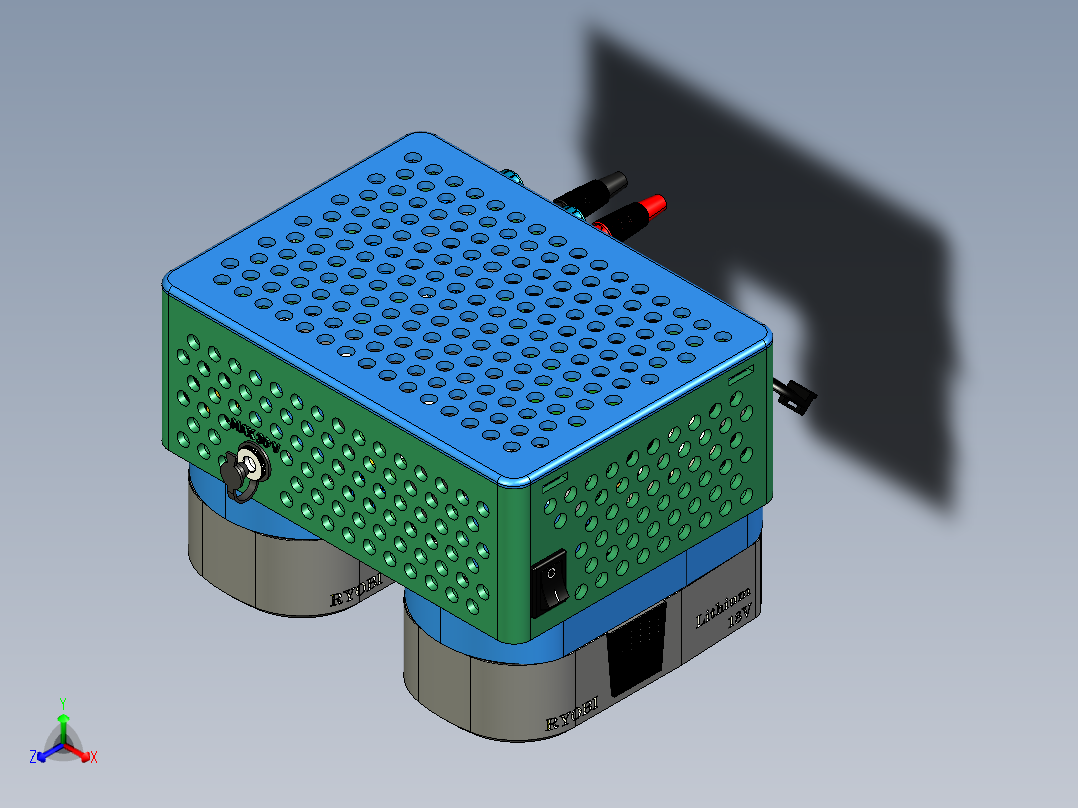 电源2 (34)正等轴测图