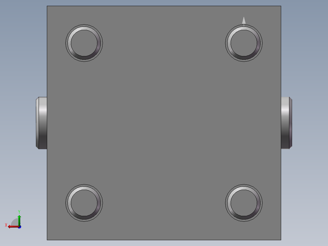 力士乐液压阀-LFA_25_WEA-7X方向控制盖板后视图