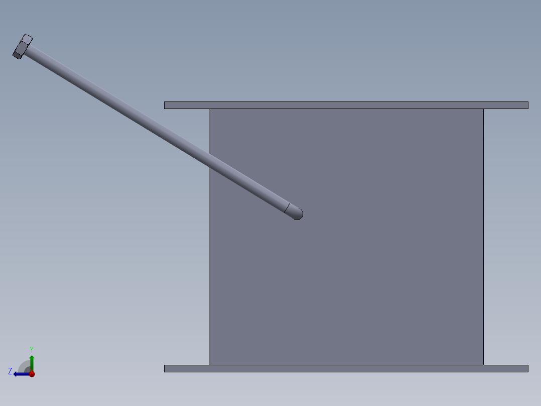 除尘器8000cfm右视图