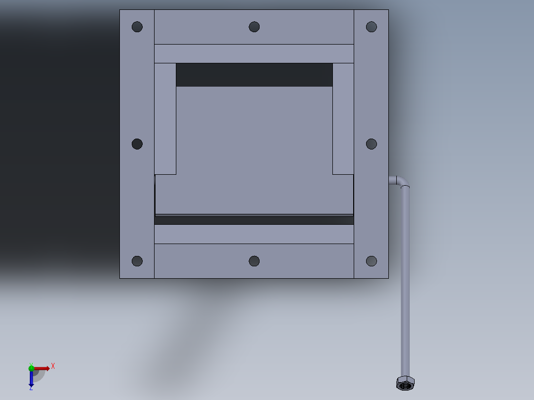 除尘器8000cfm俯视图