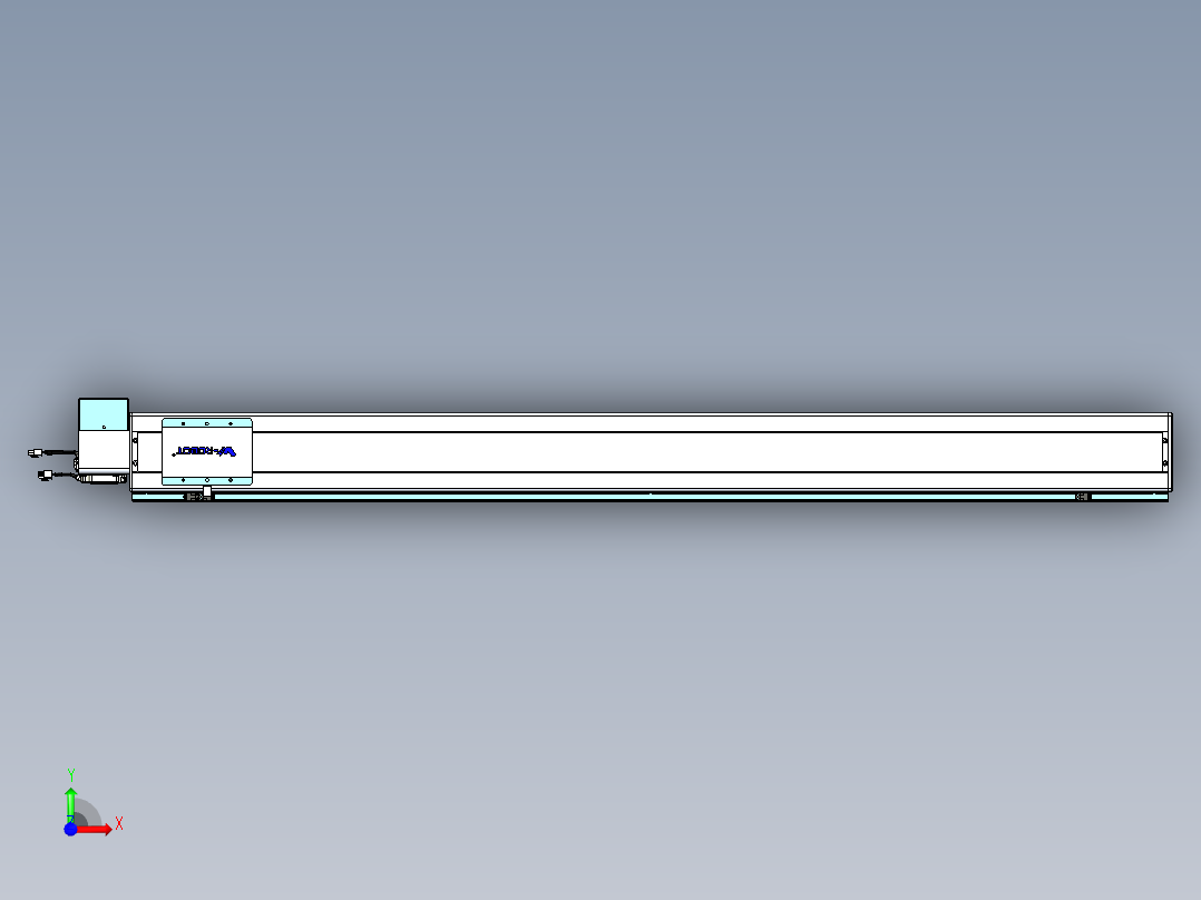 威洛博VBC同步带传动一无尘环境VBC14-L45-S1550-BRD-ZP75-C3前视图