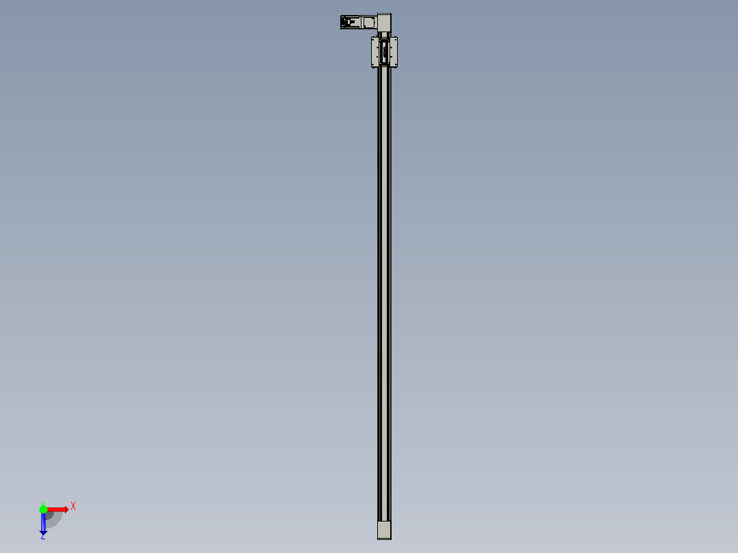 威洛博直线电机模组EB6-L140-S1950-L-P40-MS3俯视图